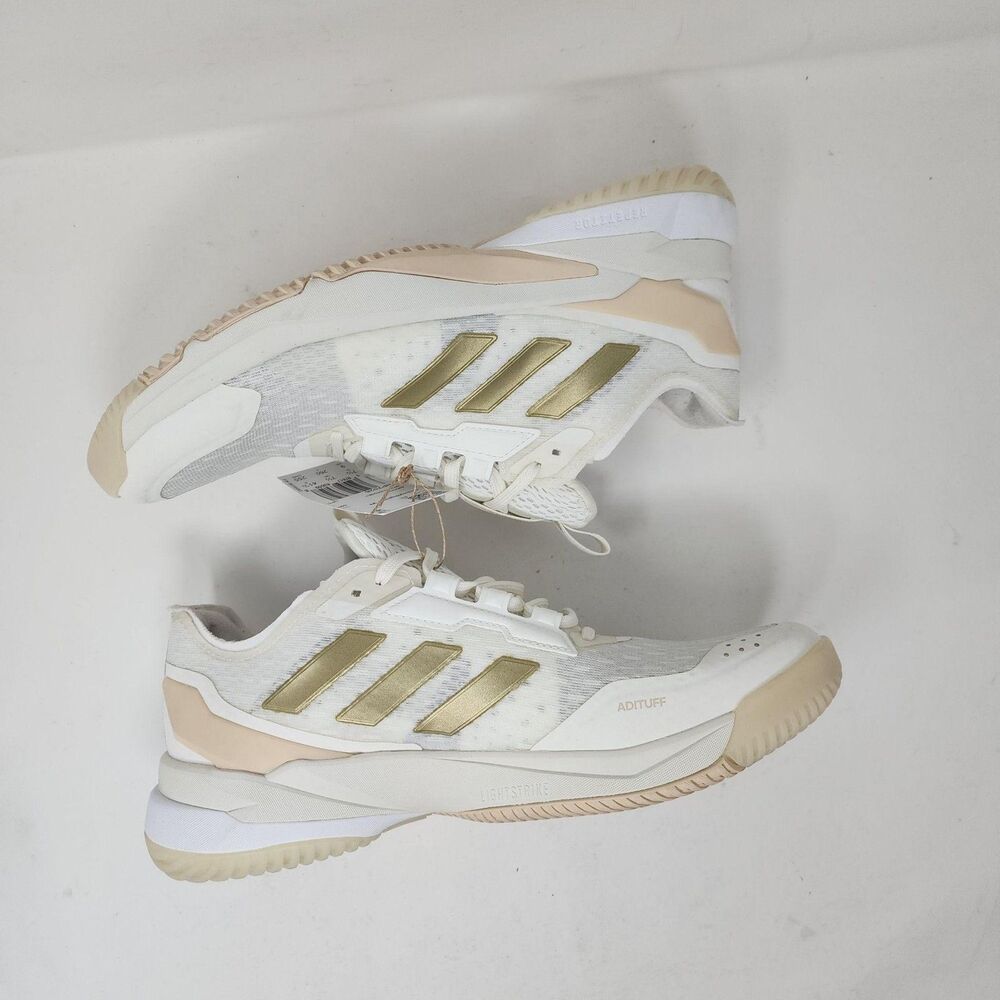 Adidas Crazyflight Shoes Womens Size 9 White Volleyball Sneakers Gym Casual - Picture 7 of 9